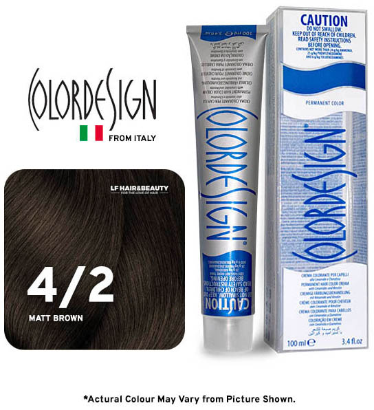 صبغة شعر من كلر ديزاين 4-2 ، مات براون، 100 ملي