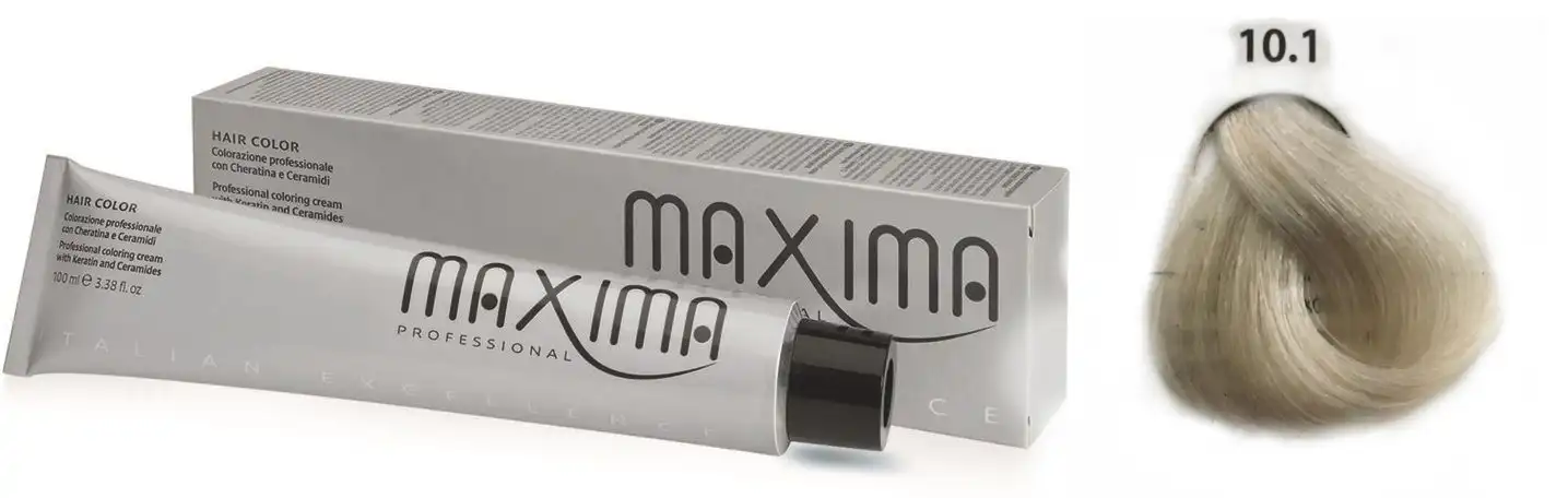 صبغة شعر من ماكسيما 10.1 اشقر رمادي فاتح   100 مل