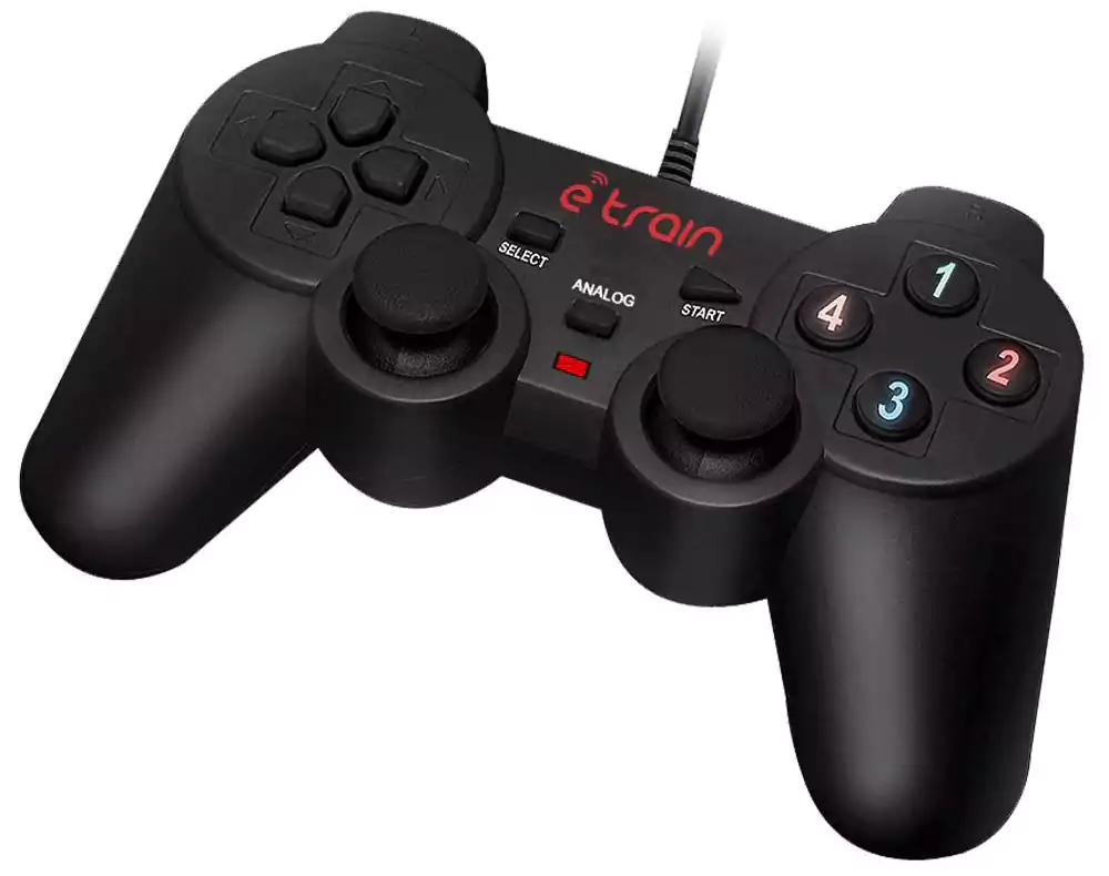 ذراع تحكم سلكى إي ترين، للكومبيوتر، أسود، GP002