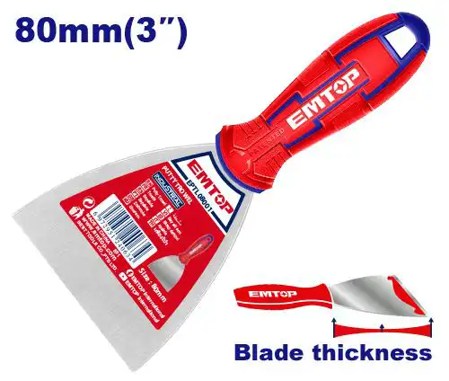 سكينة معجون ام توب، 3 بوصة، يد كاوتش، EPTL08001