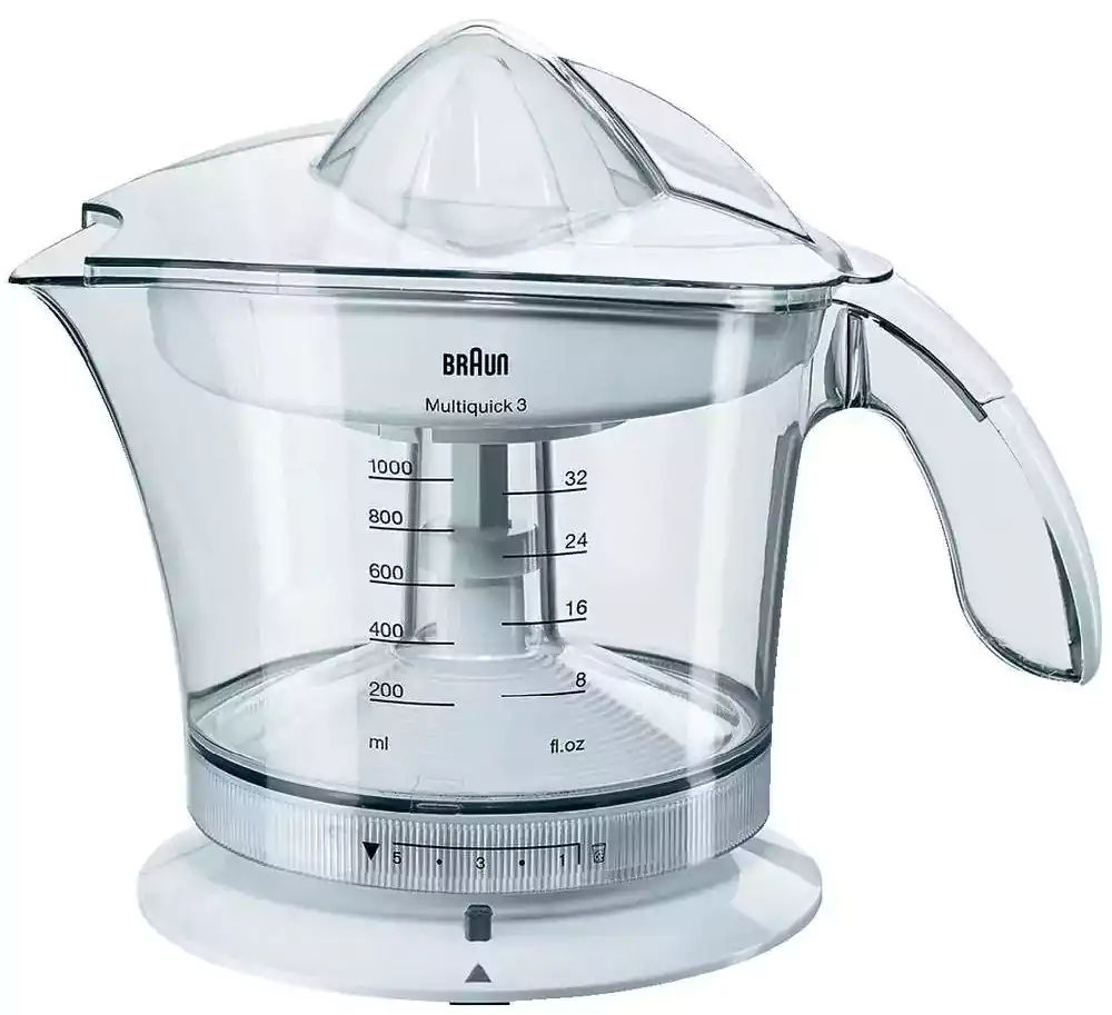 Braun Multi Quick 3 Orange Juicer 1 liter, 20 watt, White MPZ9