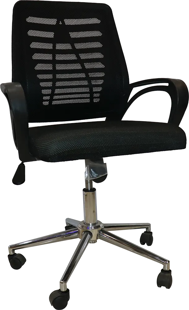 كرسي مكتب شبك هيدروليك فوكس - أسود