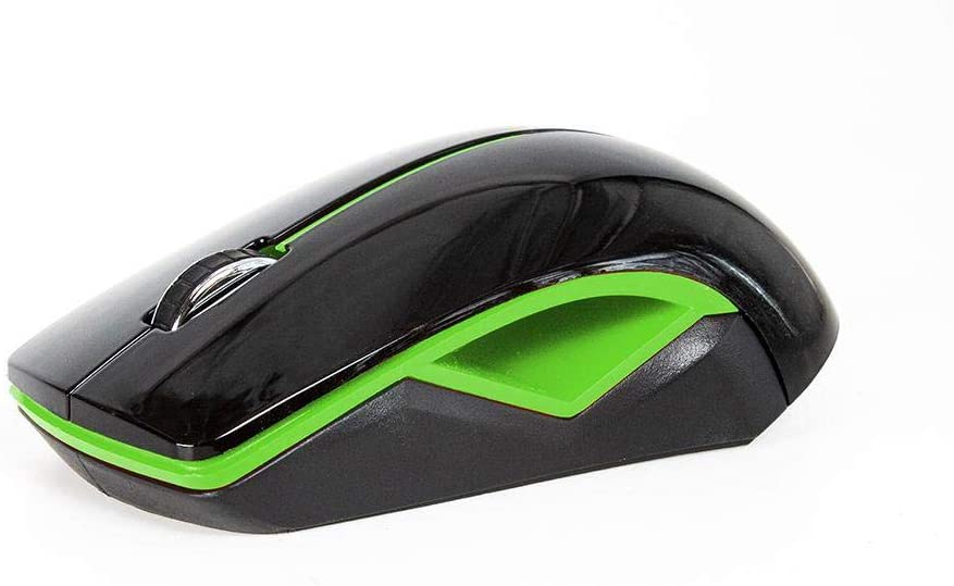 ماوس لاسلكي توبي، 1200 DPI، أحادي النطاق، أخضر×أسود، MO33N