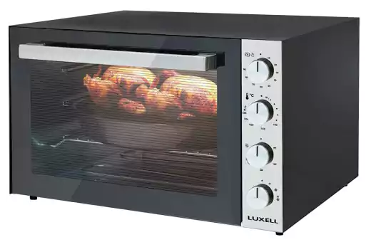 فرن كهرباء لوكسيل، 70 لتر، 2500 وات، شواية، أسود، LX-9345