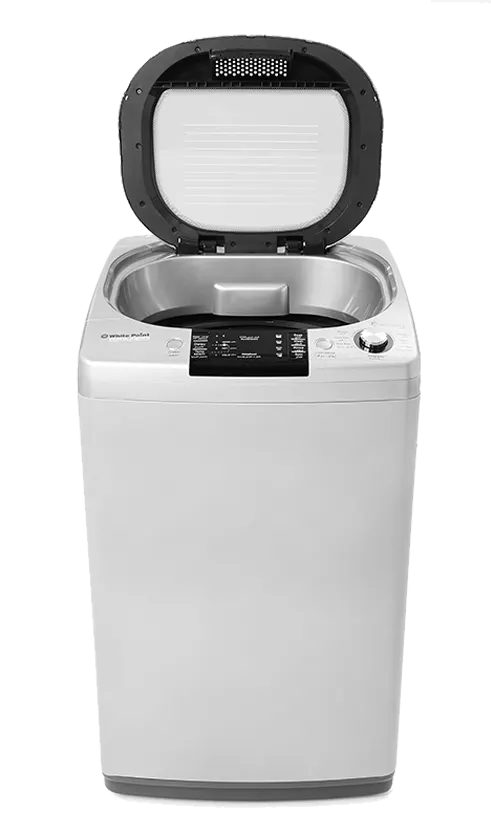 غسالة ملابس فوق أتوماتيك  وايت بوينت جراندو، تحميل علوي، 14 كجم، شاشة ديجيتال، حلة دياموند، فضي، WPTL14DGSCM