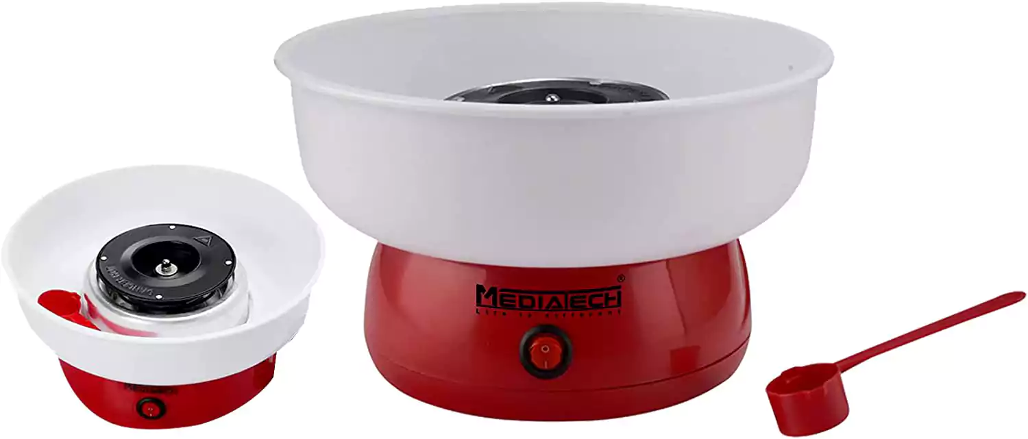 ماكينة صنع غزل البنات ميديا تك، 500 وات، أحمر، MT.CM250