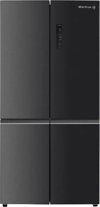 ثلاجة وايت ويل، نوفروست، 540 لتر، أنفرتر، 4 باب، شاشة ديجيتال، أسود، WR-9399AB-INV