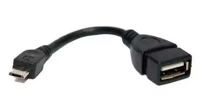 كابل توبي من ميكرو يو أس بى 5 Pin الى يو أس بى A Female - طوله 10 سم - CV067