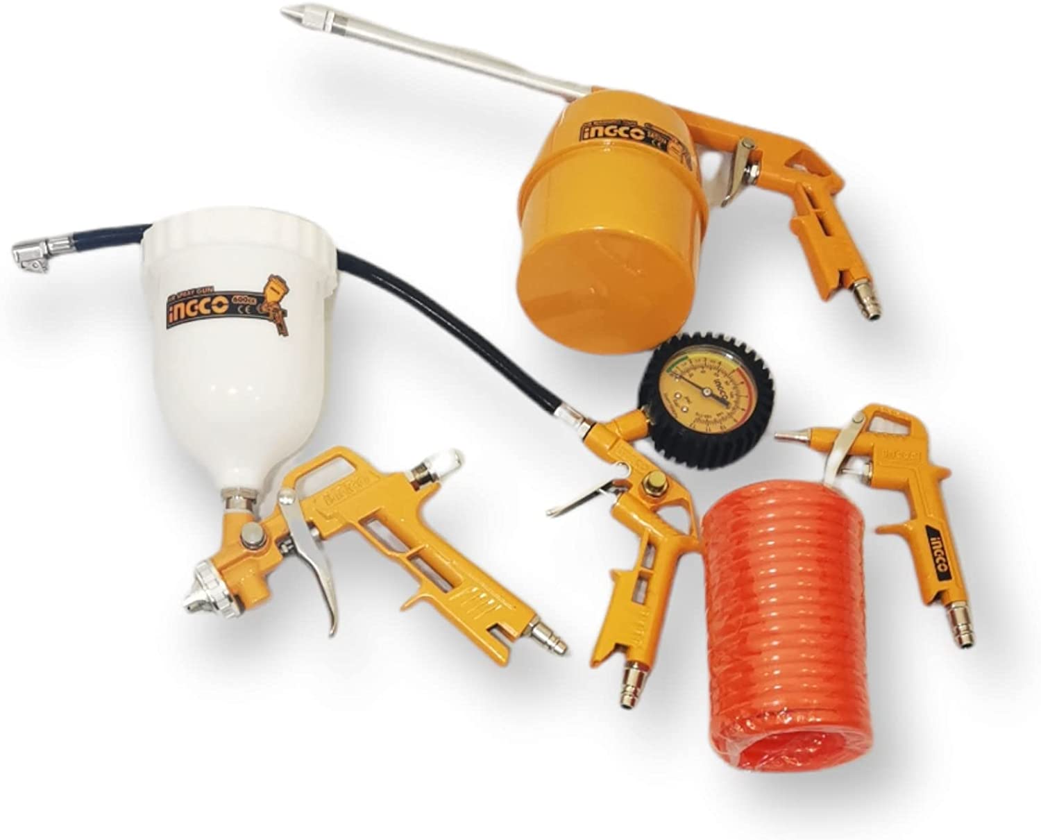 Ingco Air Compressor Tool Set, 5 Pieces, AKT0053