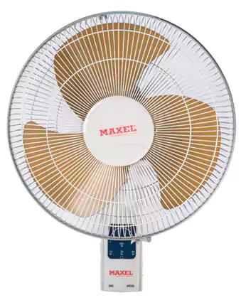 مروحة حائط ماكسيل ، 16 بوصة، 3 سرعات،  أبيض * ذهبي،  FB6.40YTYS