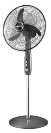 مروحة ستاند بريفكس باور، 18 بوصة، سيلفر ، PRIFIX.SFB180