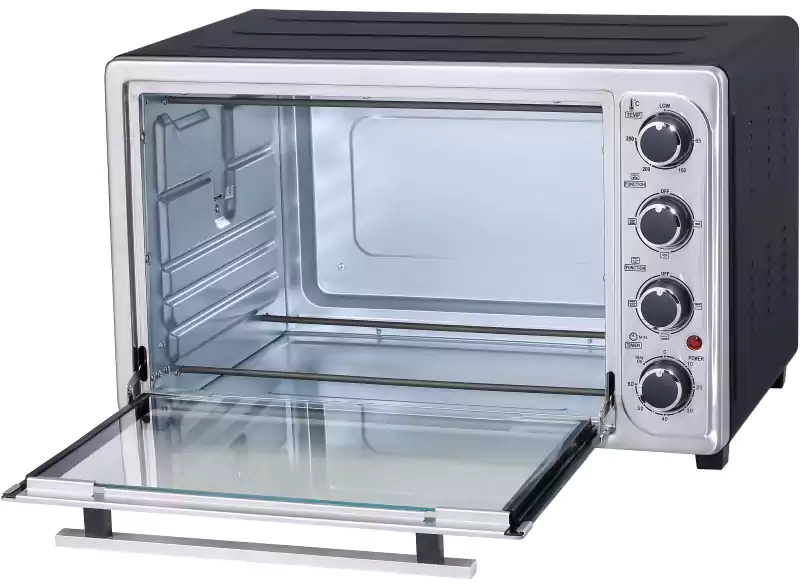 IDO Electric Oven 50 Liters with Grill and Fan, 2000 Watt, Silver TO50DG-SV