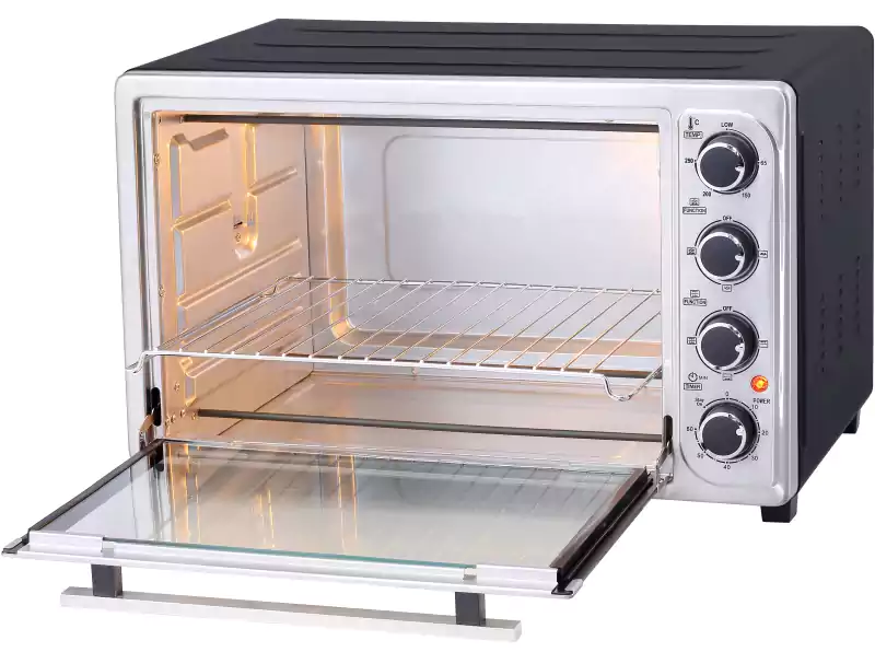 IDO Electric Oven 50 Liters with Grill and Fan, 2000 Watt, Silver TO50DG-SV