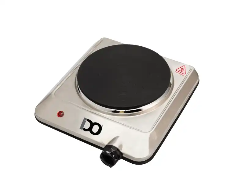 بوتاجاز مسطح كهرباء ايدو، 1عين، 1500 وات، استانلس، HP1E1500-SV