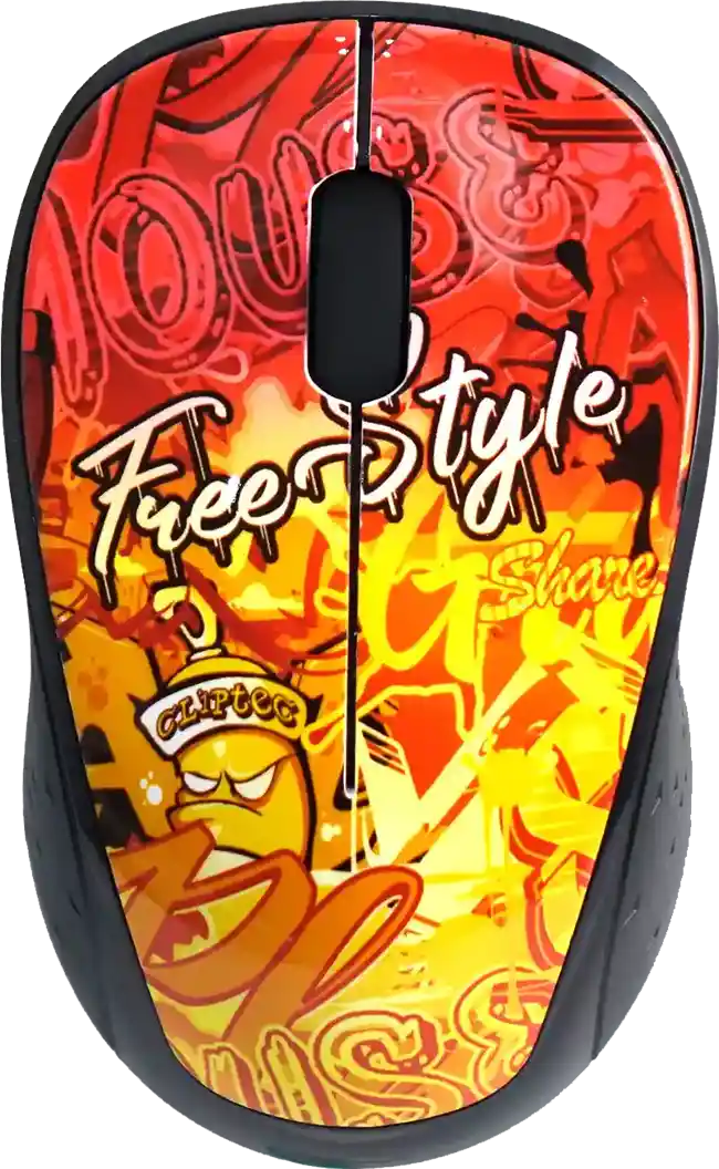 ماوس لاسلكي كليب تيك، 1200 DPI، أحادي النطاق، متعدد الألوان، RZS866G-G1