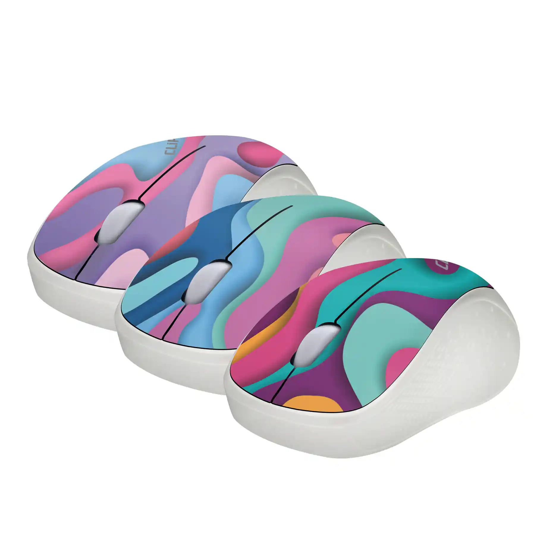 ماوس لاسلكي كليب تيك، 1200 DPI، أحادي النطاق، متعدد الألوان، RZS866T-T2