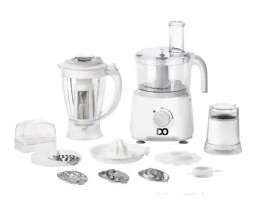 محضر طعام ايدو، 1000 وات، 25 وظيفة، أبيض، FP1000-WH