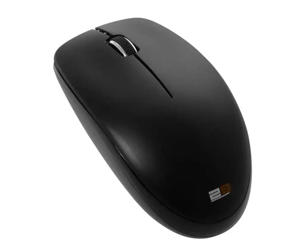 كيبورد + ماوس كومبو تو بي، لاسلكي، 2.4GHz، أسود، KB-443