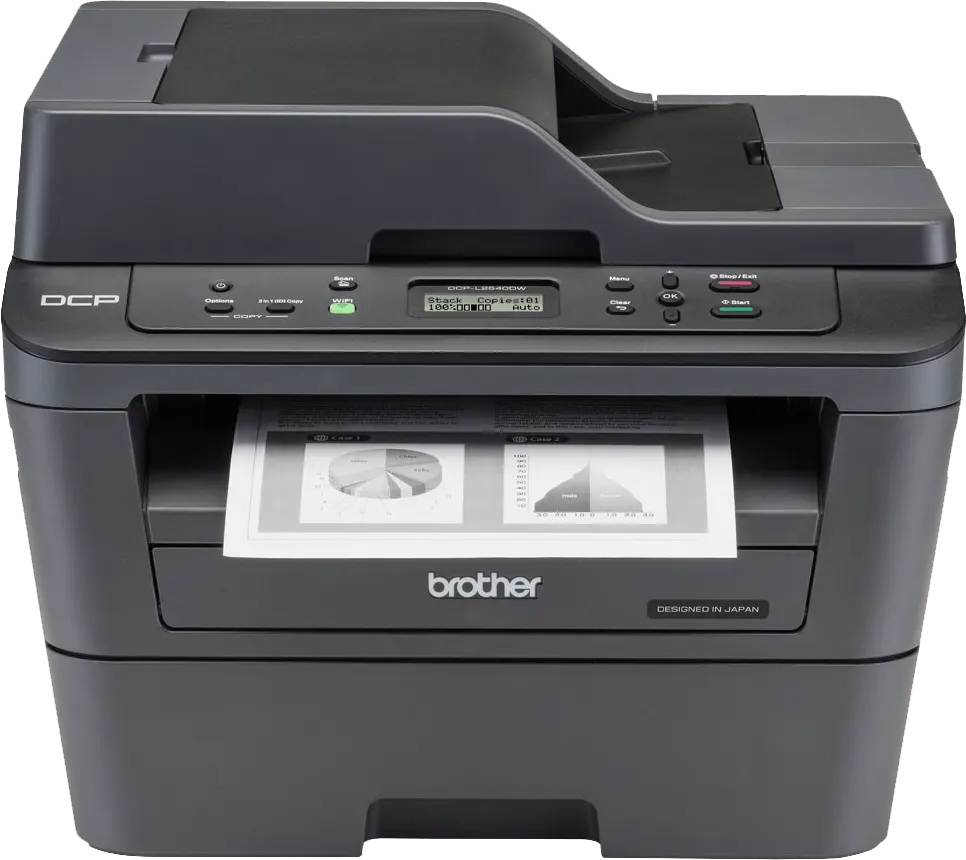 طابعة ليزر براذر ، الكل في واحد ، أحادية اللون ، سوداء ، DCP-L2540DW