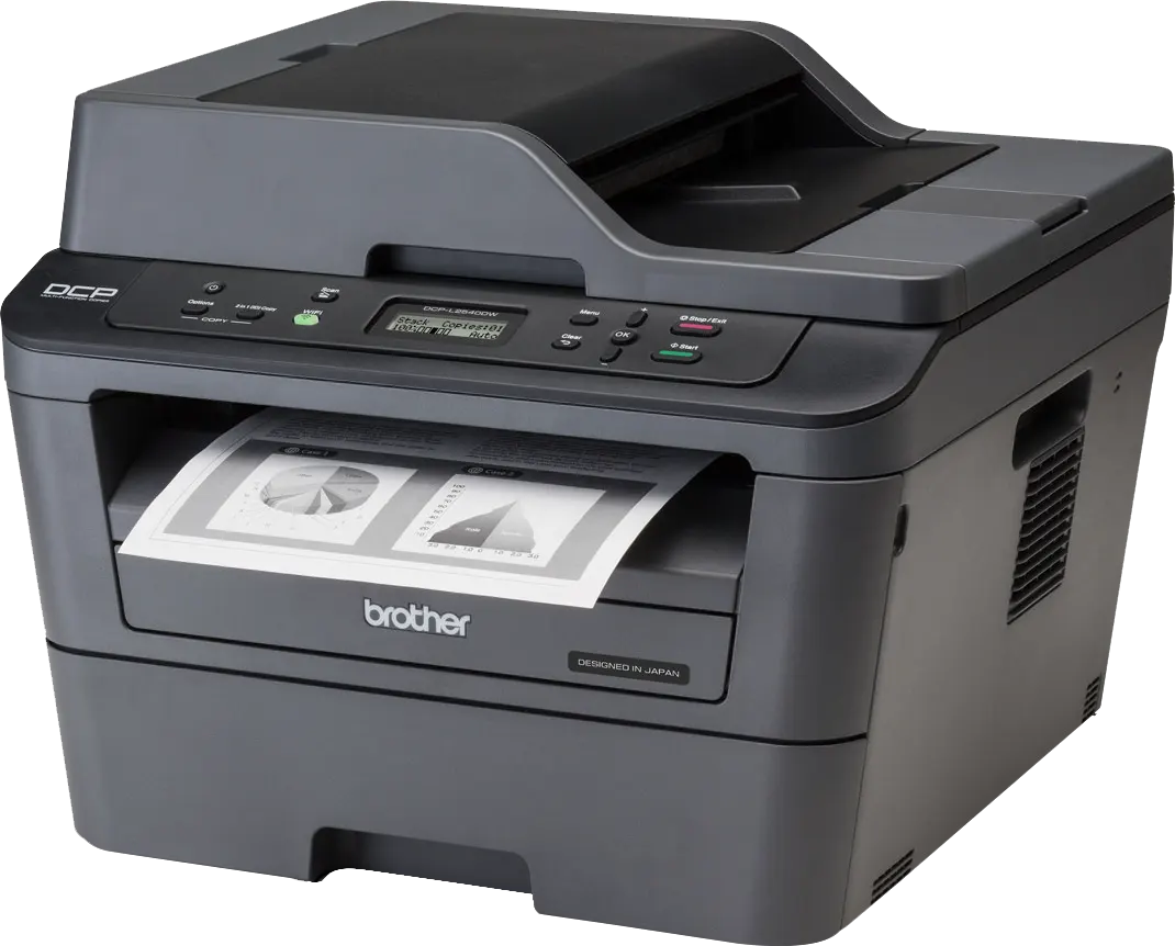 طابعة ليزر براذر ، الكل في واحد ، أحادية اللون ، سوداء ، DCP-L2540DW