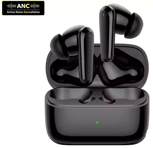 سماعة ايربودز أورايمو ترو OEB-E06DN، بلوتوث، أسود