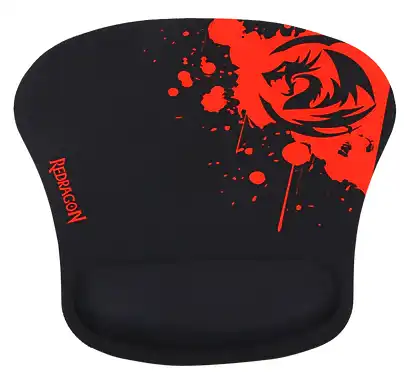 بادة ماوس  ريد دراجون ليبرا ، أسود X أحمر ، P020