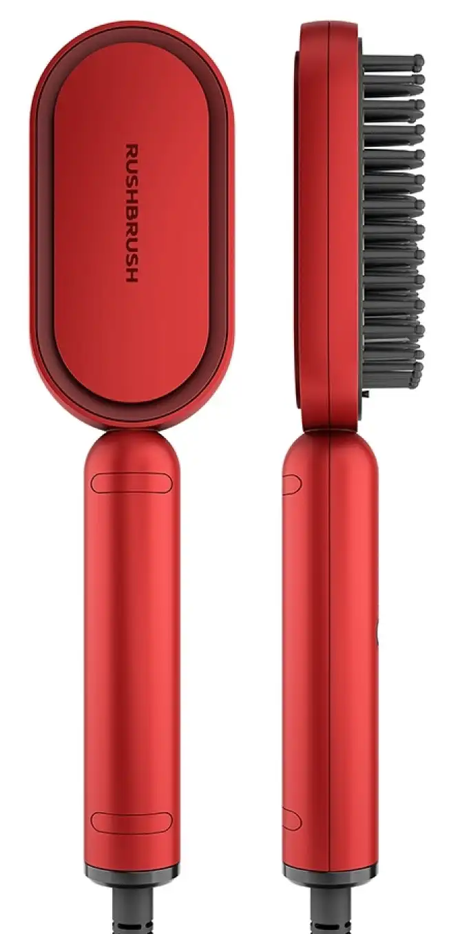 فرشاة فرد الشعر الكهربائية من راش برش، أيونات، 230 درجة، أحمر، S3 LITE
