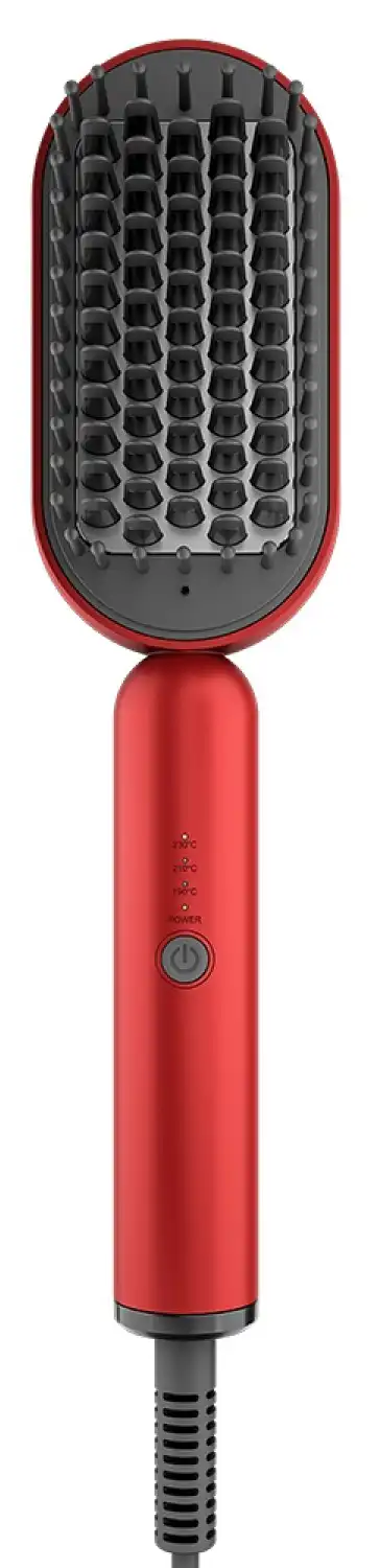 فرشاة فرد الشعر الكهربائية من راش برش، أيونات، 230 درجة، أحمر، S3 LITE