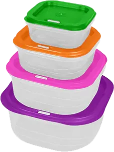 طقم ثلاجة ماتريكس من الهلال والنجمة ، شكل مستطيل ، مكون من 4 قطع ، ألوان متعددة