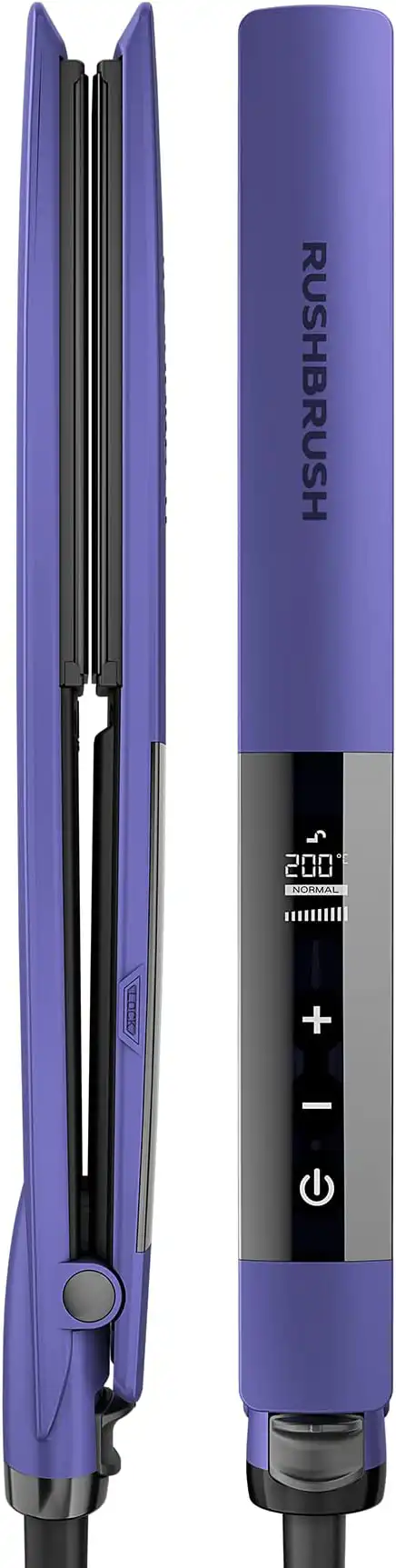 مكواة فرد الشعر راش برش ، ألواح سيراميك ، 240 ° درجة سيلزيوس، بنفسجي، X2 ULTRA