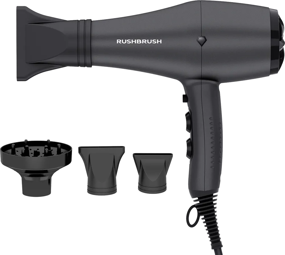 استشوار راش برش 3000 وات، أسود، D3 k