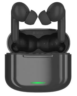 سماعة ايربودز ديفيا ANC-E1، بلوتوث 5.2، بطارية  350 مللي أمبير، أسود