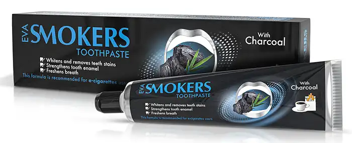معجون اسنان بالفحم ايفا سموكرز ، 50 جم .