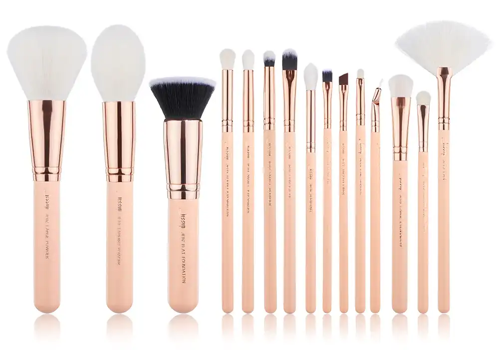 طقم فرش مكياج جيسوب، 15 قطعه، T444