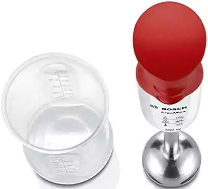 هاند بلندر بوش إرجو ميكس، 450 وات، 600 مللي ، أبيض x أحمر - MSM64110