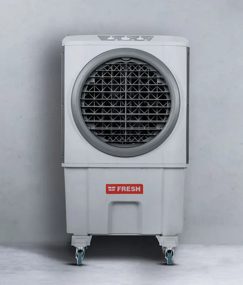 تكييف صحراوي فريش، 60 لتر، 3 سرعات، سمارت، أبيض × رمادي، FA-M60W