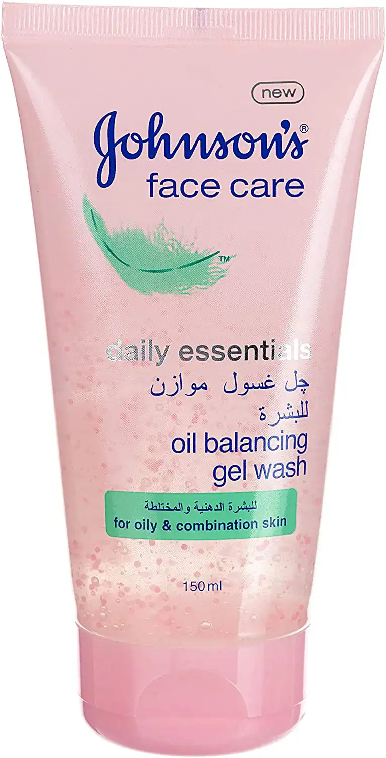 غسول جونسون جل غسول للبشرة الدهنية والمختلطة، 150 مل