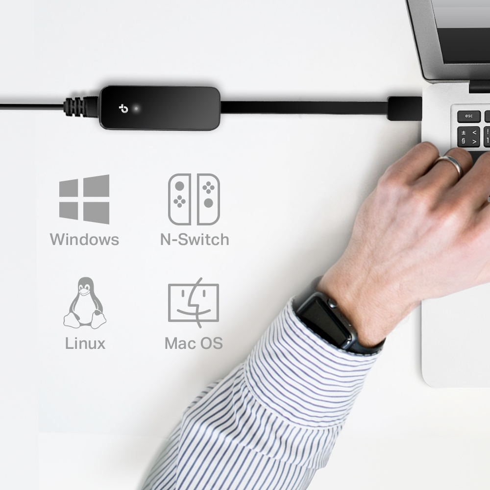 TP-LINK USB 3.0 TO RJ45 GIGABIT ETHERNET NETWORK ADAPTER UE306C