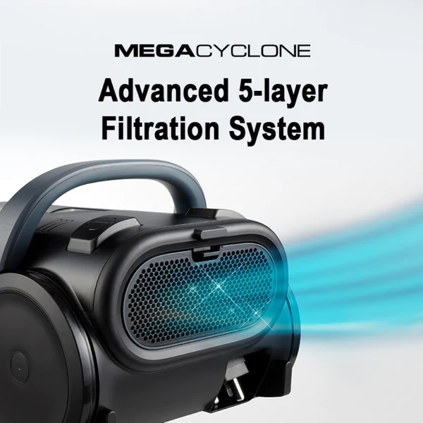 مكنسة كهربائية باناسونيك، 1600 وات، أسود، MC-CL601