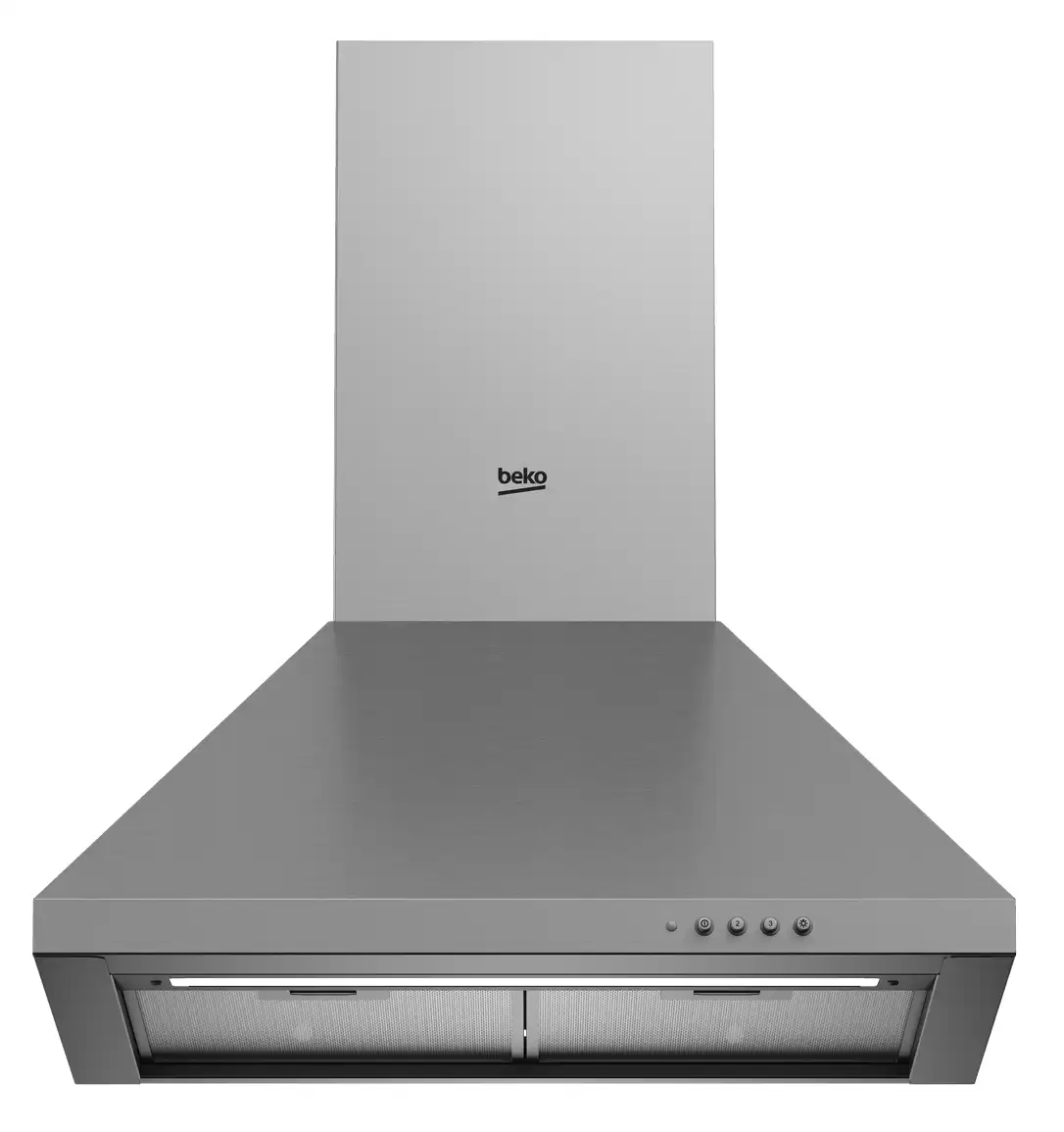 شفاط بلت ان بيكو هرمي ، 60 سم ، 3 سرعات ، سيلفر ، CWB6441XN