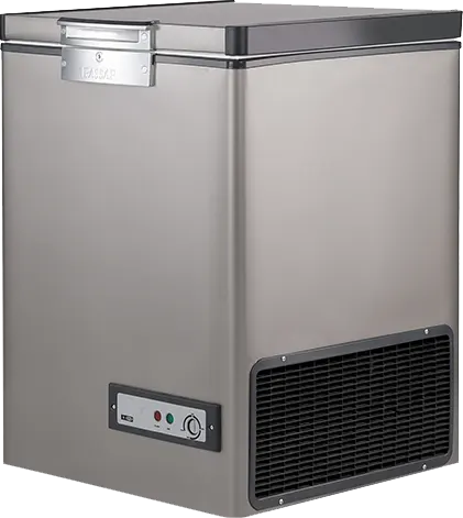 Passap chest freezer, 160 L defrost, internal steel, ES171