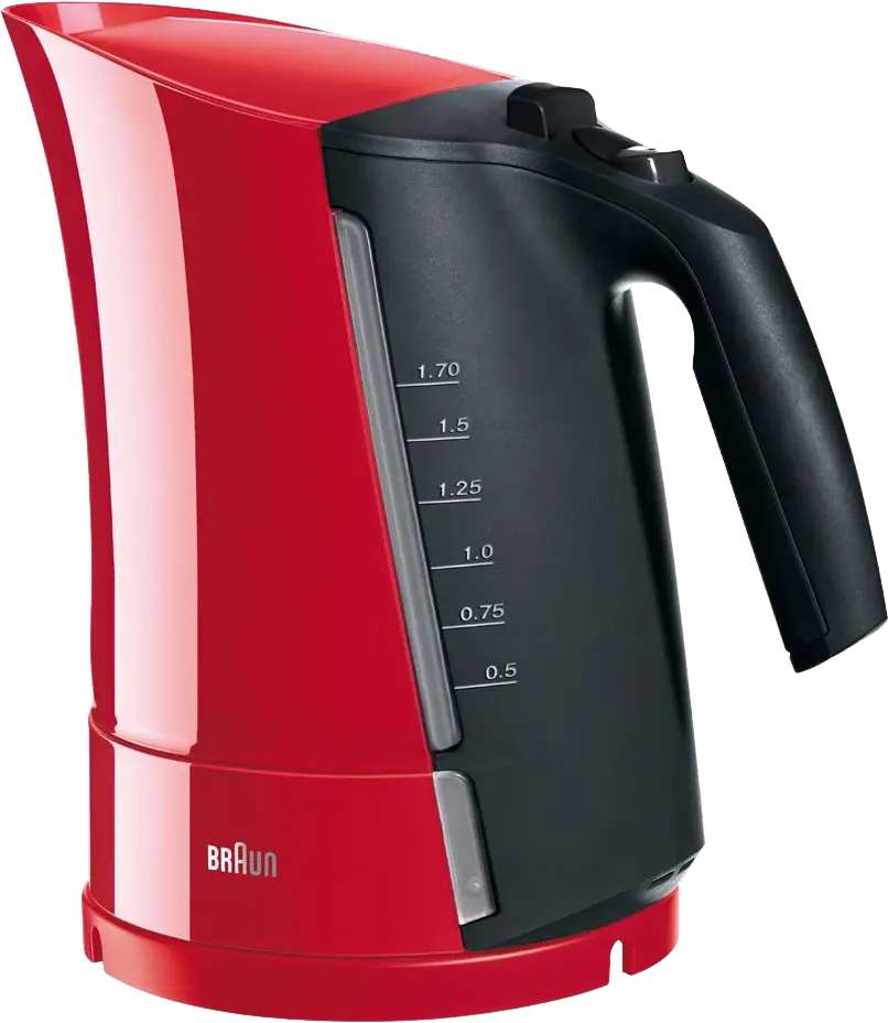 Braun Electric Kettle, Plastic, 1.7L, 2200W, Red, WK-300R (B-Tech Warranty)