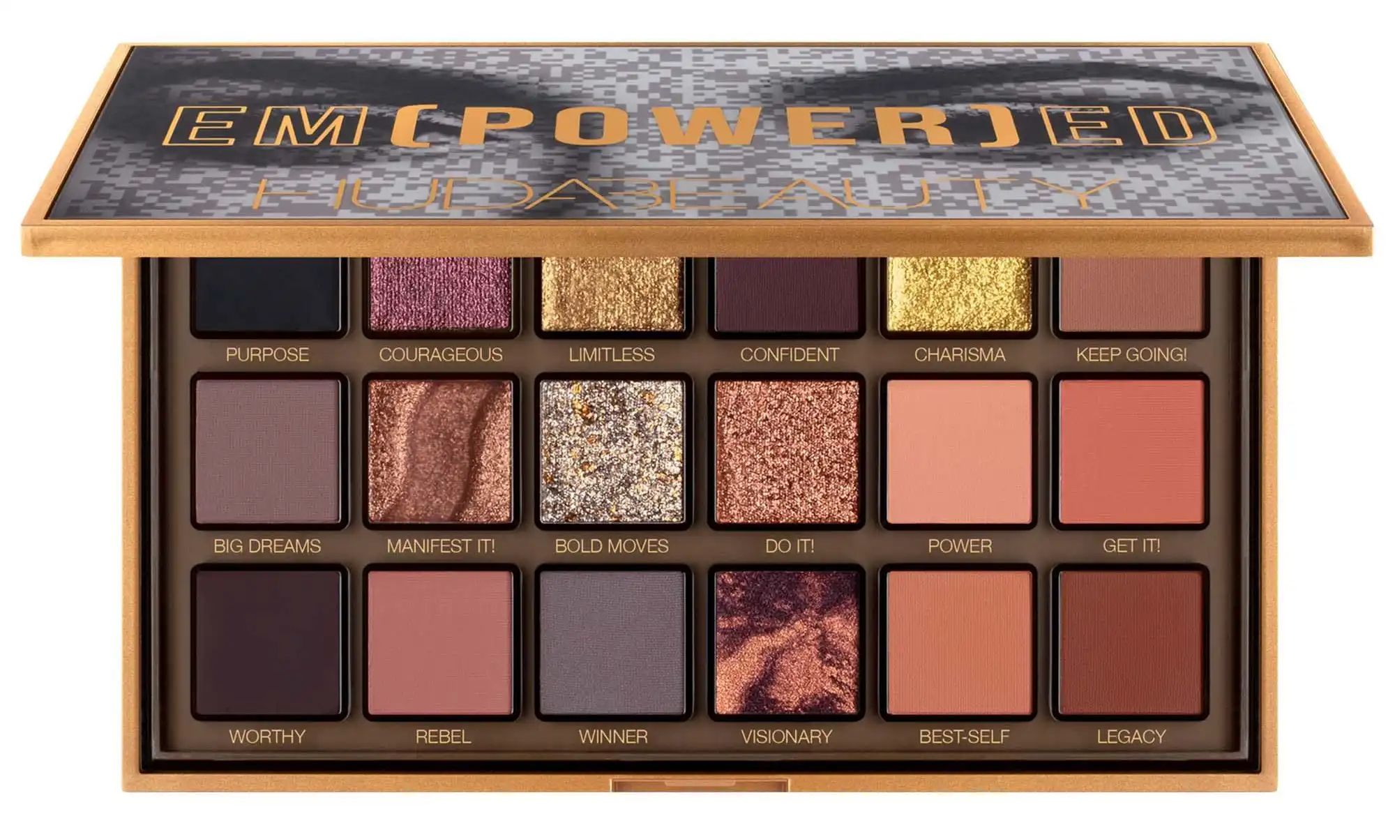 باليت ايشادو هدي بيوتي امباورد، 18 لون