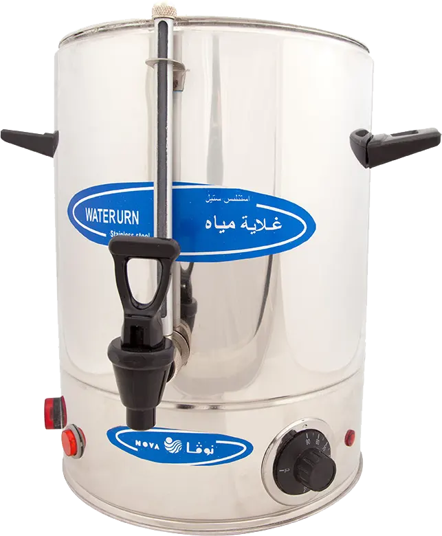 كاتل مياه نوفا للكافيهات، 5 لتر، 3000 وات، استانلس، فضي