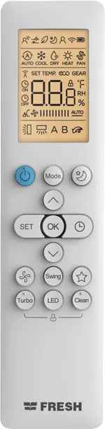 تكييف هواء فريش ،سبليت ، 2.25 حصان، بارد & ساخن، سمارت أنفرتر، بلازما، أبيض، SIFW20H-O-X2