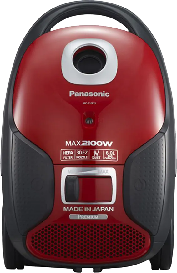 Panasonic Vacuum Cleaner, 2100 Watt, Red, MC-CJ915