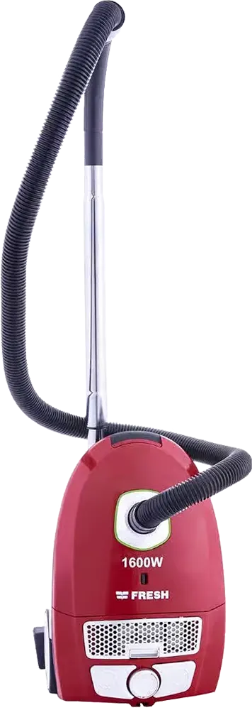 مكنسة فريش فاستر 1600 وات، كيس اتربة 3.5 لتر، أحمر، FB-1600A