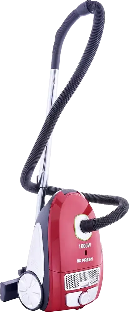 مكنسة فريش فاستر 1600 وات، كيس اتربة 3.5 لتر، أحمر، FB-1600A