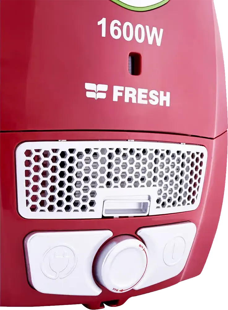 مكنسة فريش فاستر 1600 وات، كيس اتربة 3.5 لتر، أحمر، FB-1600A