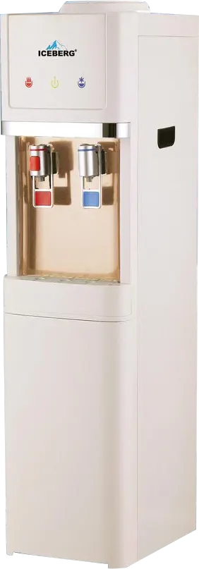 مبرد مياه أيس بيرج،2 حنفية (بارد + ساخن)، تحميل علوي، كابينة ، ذهبي